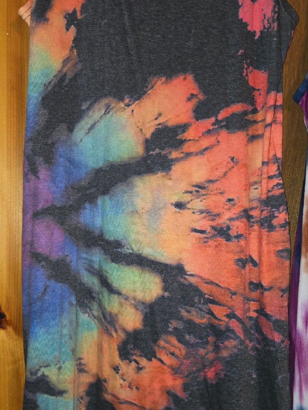 Tie-Dye Maxi Dresses - Multicolor - Picture 3 of 6